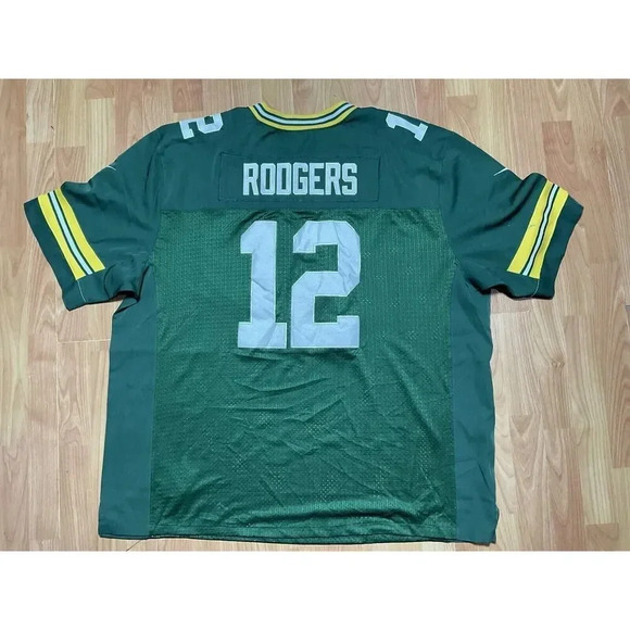 Aaron Rodgers Green Bay Packers NFL Jersey Nike On Field Stitched Size 60 - Picture 10 of 12